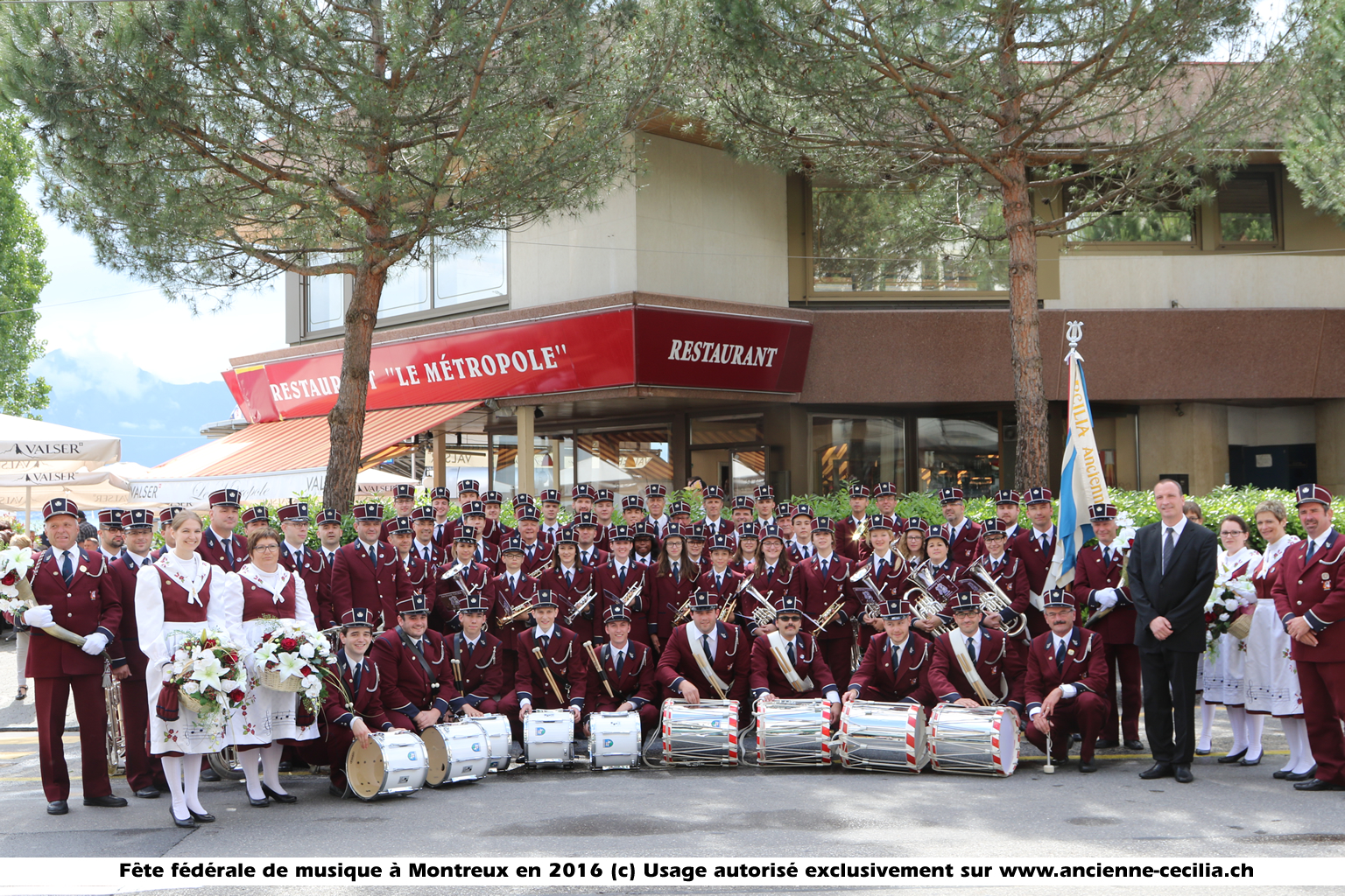 Fête fédérale de musique à Montreux en 2016